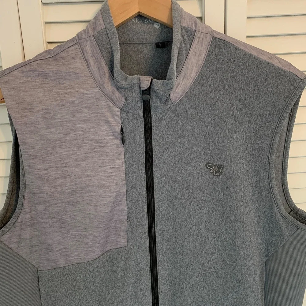 GREYSON Comanche Hybrid Vest Mens M Golf Pockets Logo Nylon‎ Stretch Lightweight